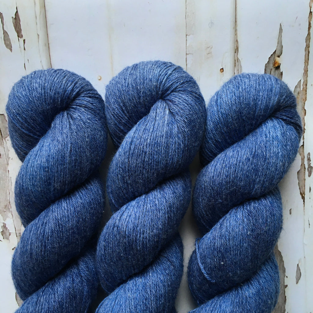 Indigo Blue --- Cotton Wool Fingering